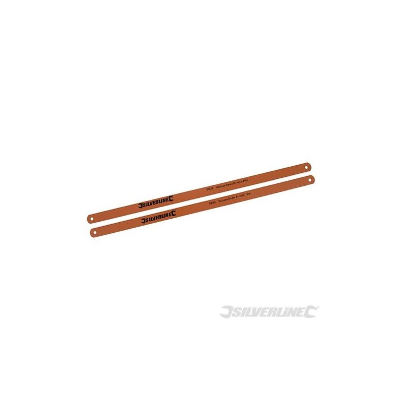 Silverline - Lames bi-métal pour scie à métaux- 2 pcs