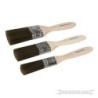 Silverline - Pinceaux Premium à soies synthétiques- 3 pcs