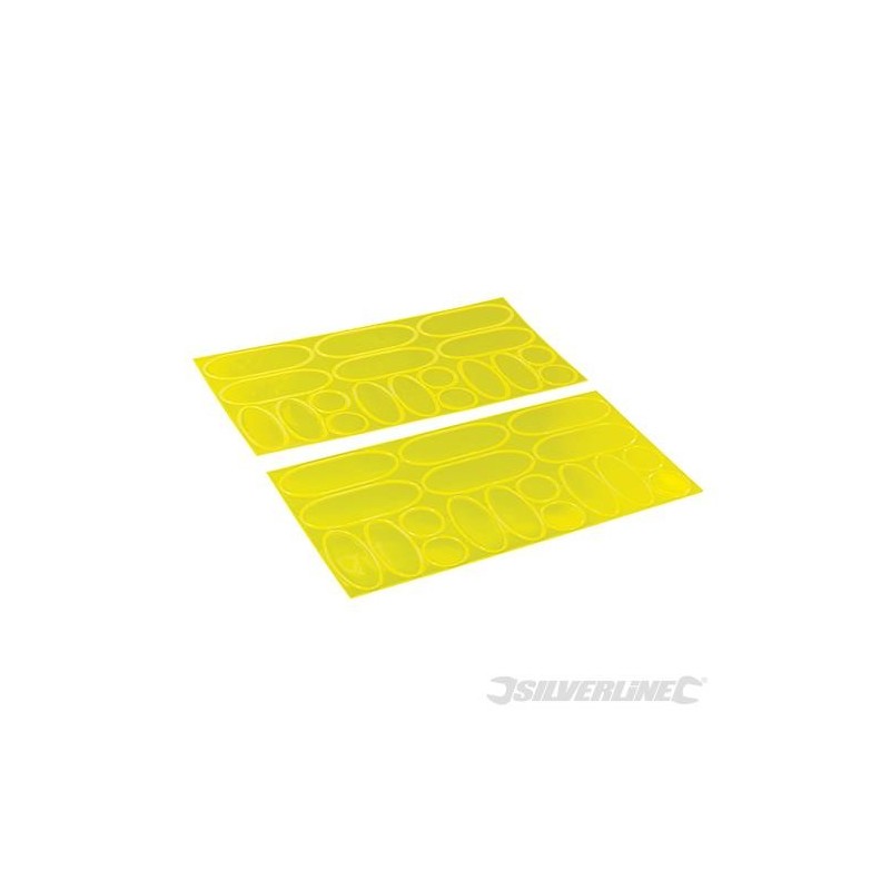 Silverline - Autocollants haute visibilité- 36 pcs