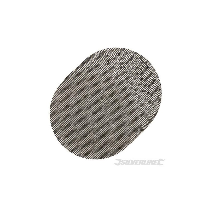 Silverline - Feuilles abrasives en corindon- 10 pcs