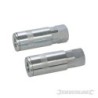 Silverline - Coupleurs rapides pour tuyau air comprimé- 2 pcs