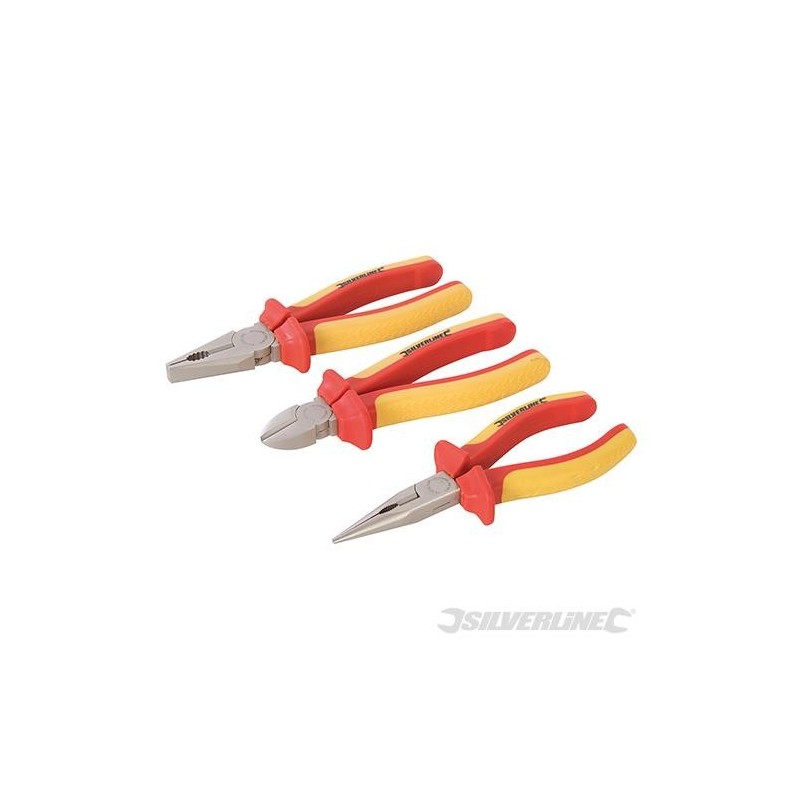 Silverline - Pinces VDE Expert- 3 pcs